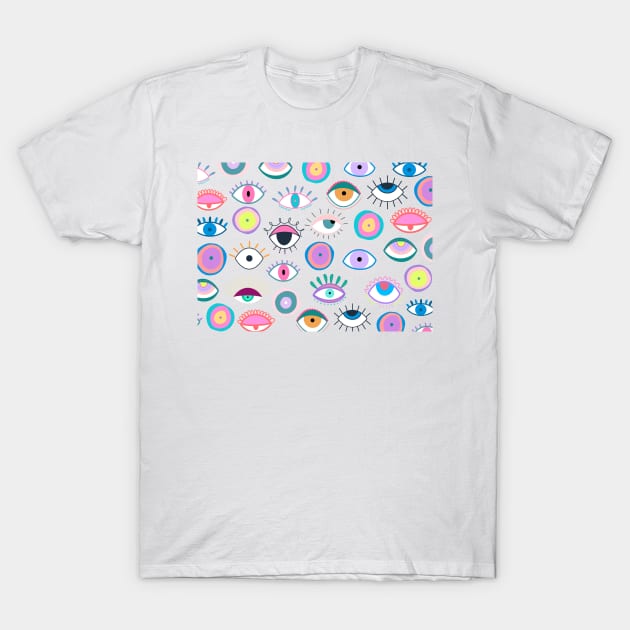 EYES EYES EYES T-Shirt by ANDREASILVESTRI